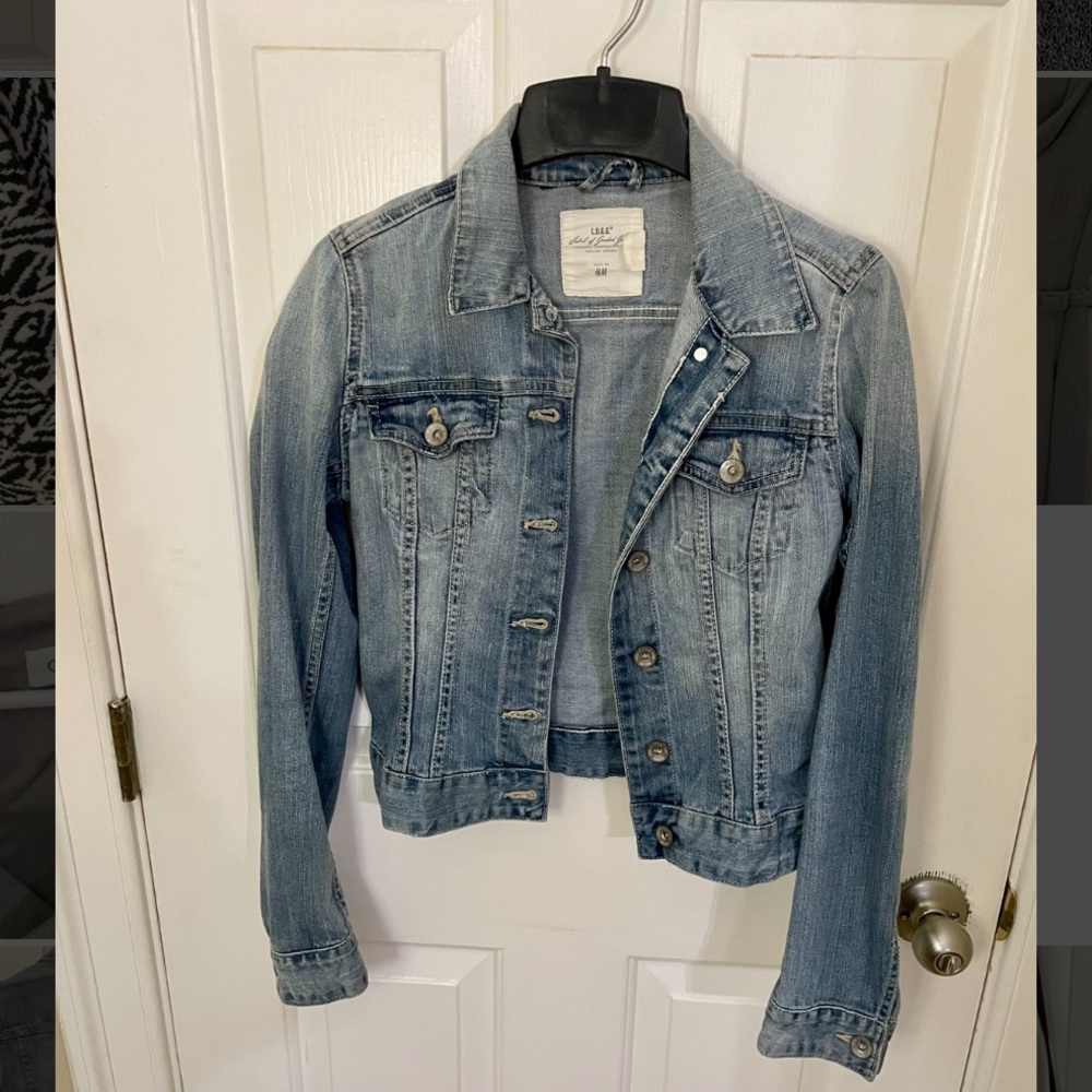 Light wash jean jacket